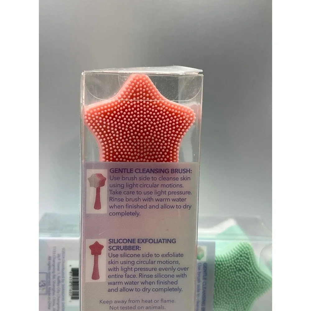 2 in 1 Star Factor Cleansing‎ Face Brush Super Soft NEW